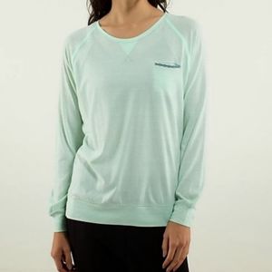 Weightless Crew in Mint Green by Lululemon